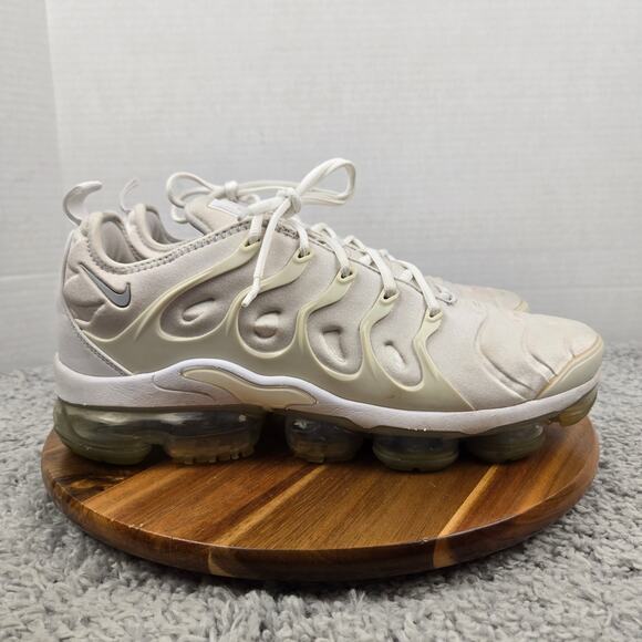 Nike Mens 12 Air Vapormax Plus White Athletic Daily Casual Sneaker 924453-100 - Picture 3 of 12